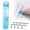 Blue, variant on NUOKO Stapler Push Clip, Large Size with 8 Clips, 2026 New Handheld Paper Clam Clip Dispenser Large Size, Portable Binder Clip Stapler with 8 Reusable Metal Push Clips