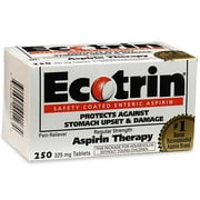 Ecotrin Enteric Aspirin, 250 - Tablets