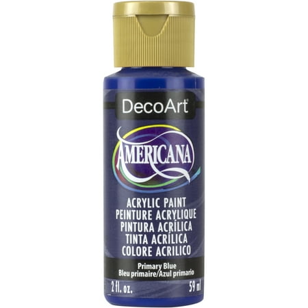 UPC: 0016455336304 | DecoArt Americana Acrylic Color 2 oz. Primary Blue
