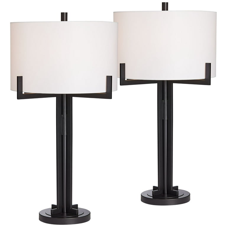 Black iron table lamps deals