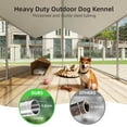 thumbnail image 5 of TIME RAY 7.8x7.8FT Outdoor Dog Kennel Outside Heavy Duty Dog Enclosure with Waterproof Cover and Security Lock, 5 of 10