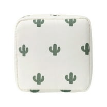 Portable Cute Sanitary Napkin Storage Bag - Large Capacity Cosmetic Organizer for Makeup