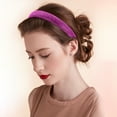 thumbnail image 3 of Unique Bargains Simplicity Rhinestone Wide-brimmed Headband Red, 3 of 7