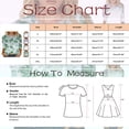 thumbnail image 2 of YDLCAFD T-Shirt Décontracté Imprimé pour Femmes, Col Rond, Manches 3/4, 2 of 3