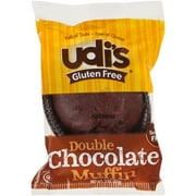 Udi's Gluten Free Individually Wrapped Double Chocolate Muffin, 3 oz., Pack of 36