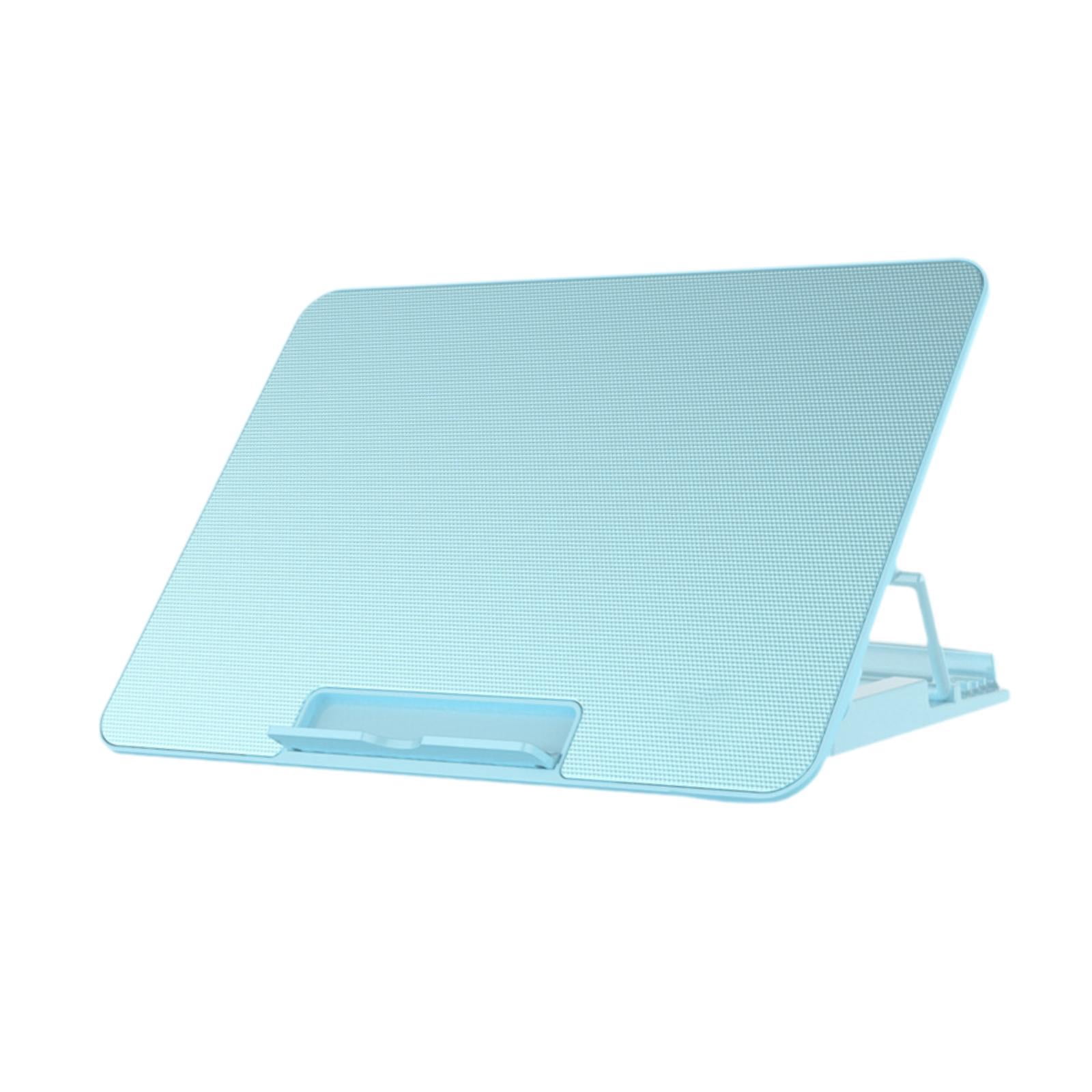 Wzmzjy Laptop Cooling Pad Heat Protection 6 Fans 2 USB Ports Quiet USB Powered Portable Blue