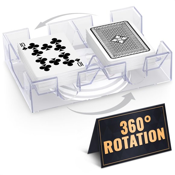Tarjetero giratorio 360° de plástico compacto VIKROM