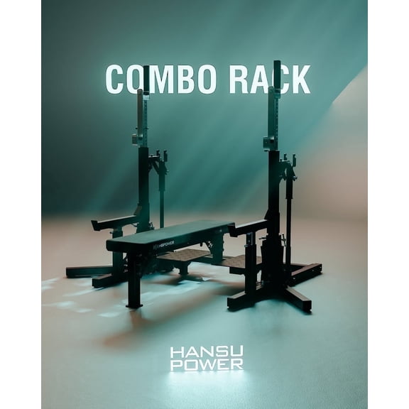 IPF Approved | Hansu Power Pro Combo Rack | Squat | Gym