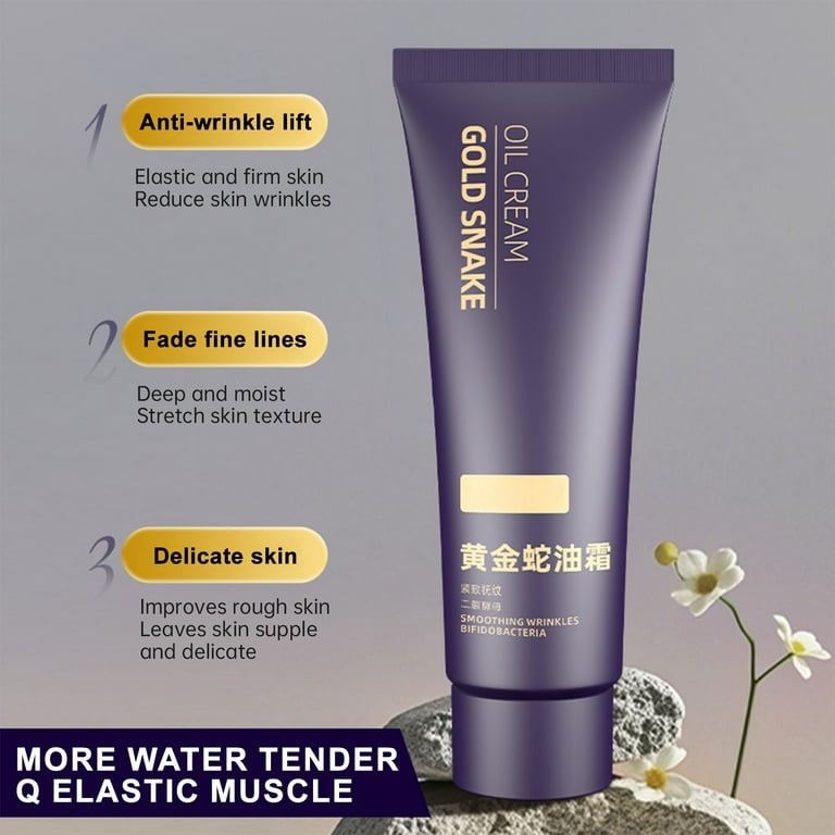 HHBEAUTY Golden Snake Oil Cream & Serum， Anti-Wrinkle Firming