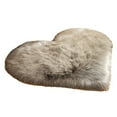 thumbnail image 1 of Heart Shape Faux Fur- Rug Bedroom Fluffy- Shaggy Area Rugs Sheepskin Fuzzy Rug Carpets Throw Shag Rug Sofa Decor Floor Mat Plush, 1 of 7