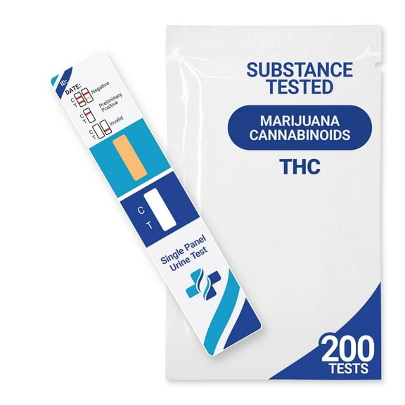Mintegrity (200pk) 1-Panel Marijuana/ THC Drug Test Kits Home Use |Drug Test Urine Kit