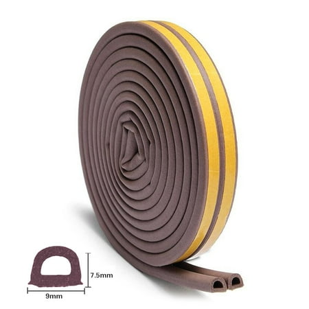 

16.4FT Selfadhesive Door Bottom Sealing Strip Sound Insulation Strip Windproof Strip
