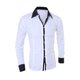 thumbnail image 2 of pstuiky camisa de manga larga para hombre, Camisa informal de manga larga a cuadros para hombre, holgada, de talla grande, con combinación de colores top de hombre l, 2 of 4