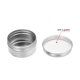 thumbnail image 3 of Uxcell Latas redondas de 80ml 2.7oz con tapa de tornillo, contenedores de aluminio tono plateado, paquete de 3, 3 of 6
