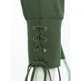 thumbnail image 6 of Alvivi Kids Boys Medieval Renaissance Retro Pirate Pants Ankle Banded Viking Trousers Halloween Costume Green 120/125, 6 of 7