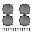 thumbnail image 1 of Cubierta Del Altavoz 10 Negro De Malla De Plástico Protector De Parrilla De Subwoofer Woofer 4Pcs, 1 of 6