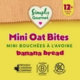 thumbnail image 2 of Banana Bread Mini Oat Bites Toddler Snack | Soft-Baked Gluten-Free Snack for Toddlers 12+ Months | No Added Sugar | From the Makers of Baby Gourmet, 2 of 7