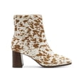 thumbnail image 2 of INC Womens Dasha4 Calf Hair Square Toe Ankle Boots, 2 of 3