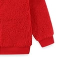thumbnail image 5 of Sesame Street Elmo Zip Up Sherpa Hoodie with 3D Eyes (Boys), Sizes 2T-4T, 5 of 5
