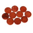 thumbnail image 1 of 7x10 Piezas Soporte De Base De Piedra En Blanco Redondo Engaste Base Charm Cabochon Rojo -25 Mm Sunnimix Base de ajuste redonda en blanco, 1 of 8