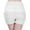 White, variant on DuoJiaJ Women Y2K Lace Mesh Ruffle Short Layered Shorts Black L