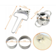 thumbnail image 1 of Molde para bolas de masa hervida de 6 piezas, juego de bolas de masa hervida, juego de utensilios de cocina, juego de bolas de masa hervida de acero inoxidable LingWen 9024715479372, 1 of 1
