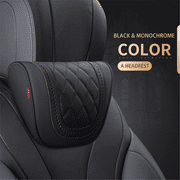 Sulobom Napa Leather Car Seat Rest Cushion Headrest Auto Neck Pillows For Mercedes Benz Maybach S-Class Headrest Car Accessories