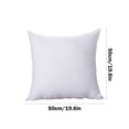 thumbnail image 3 of Square Throw Pillow Insert with Zipper, Soft Breathable Hypoallergenic Cushion Insert for Sofa Bed Chair (White, 18x18 or 20x20), 3 of 5