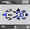 Blue, variant on Kalair GFX Graphics Kit for Honda CR85 (2003-2014) Turbo Series