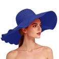 thumbnail image 2 of TFEOQRY Women's Sun Hat Extra Large Wide Brim Foldable Roll up Floppy Lightweight Bucket Hat for Summer Outdoor Travel, 2 of 8