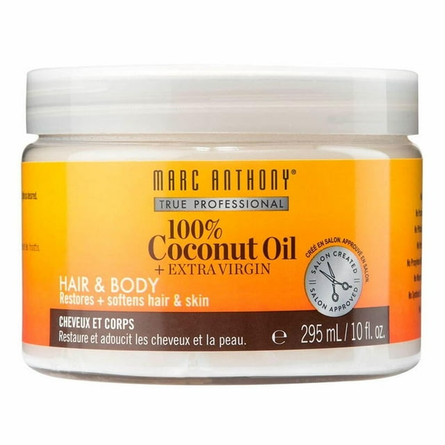 Aceite de coco Marc Anthony True Professional puro extra virgen para cabello y cuerpo 295 ml