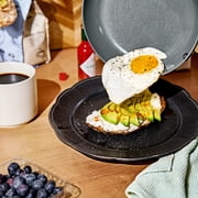 Beautiful 18-Piece Cookware Set, Pots & Pans with Strainer Lids & Kitchen Utensils, EverGood Ceramic Nonstick Coating, Hydrangea by Drew Barrymore