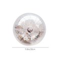 thumbnail image 2 of Beach Ball, Inflatable Glitter Swimming Pool Balls Clear Sequins Glitter Summer Swimming Pool Balls for Beach Party Favor, 2 of 6