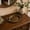 470#Brown, variant on Vintage Wrought Iron Serving Tray, Antique Distressed Hammered Oblong Decorative Platter with Handles, Catchall Jewelry Photography Prop