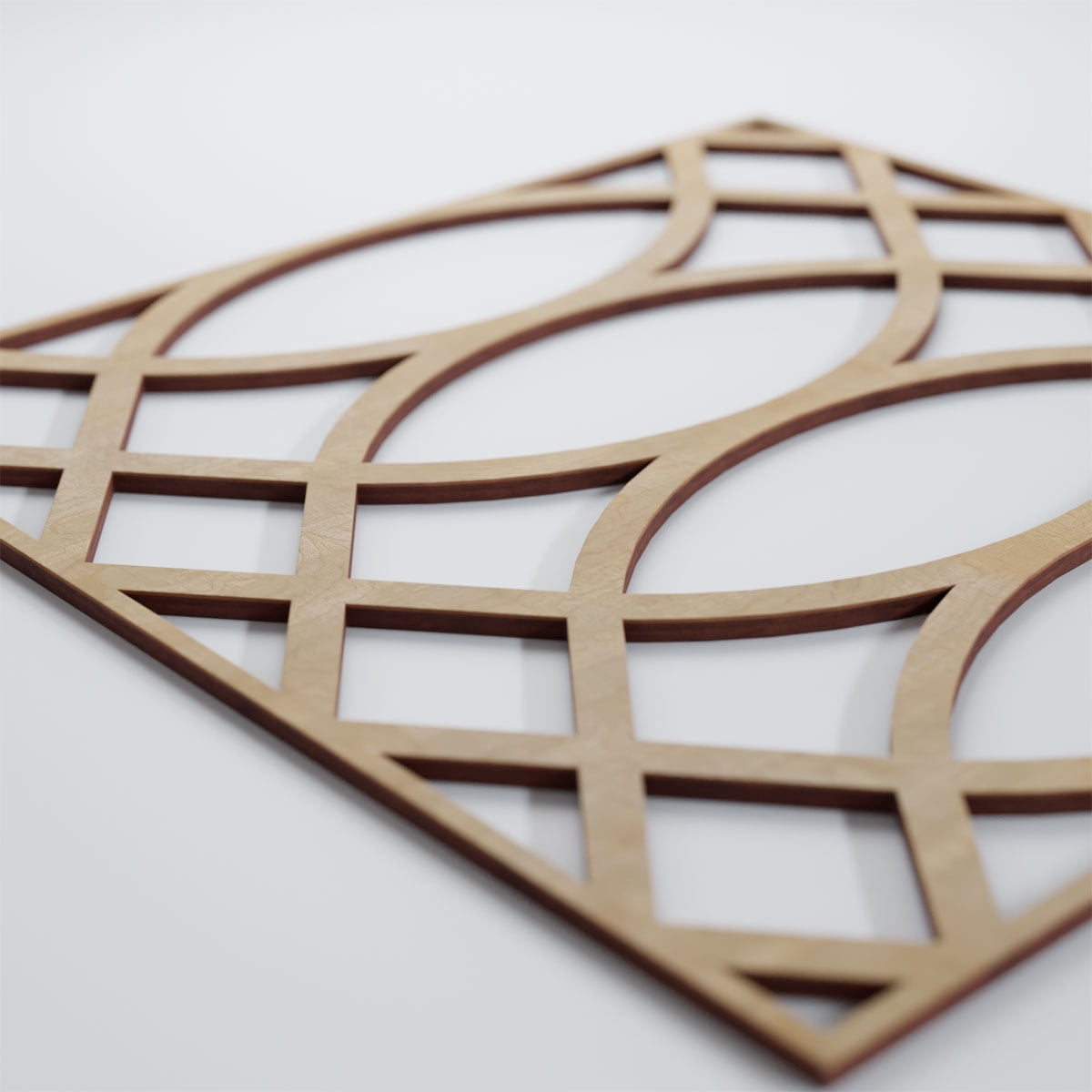 Ekena Millwork 15 3/8"W x 15 3/8"H x 1/4"T Medium Montrose Decorative Fretwork Wood Wall Panels, Birch