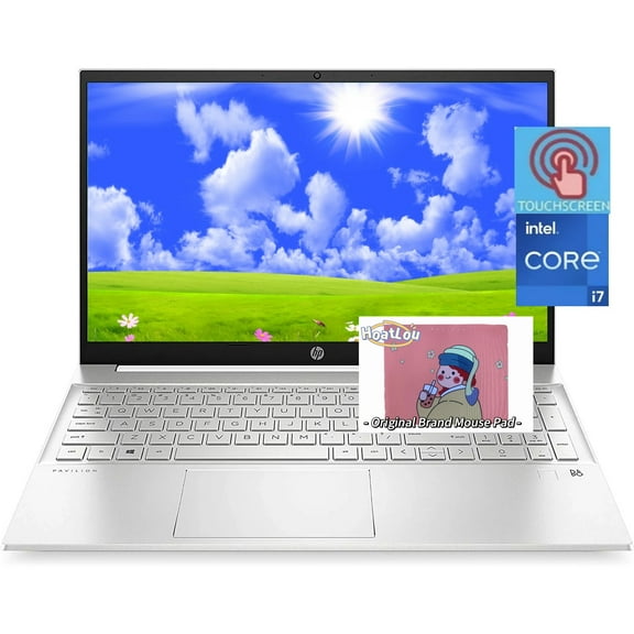 Newest HP Pavilion 15.6" FHD Touchscreen Laptop, 13th Gen Intel Core i7-1355U,32GB RAM,1TB SSD,Intel Iris Xe Graphics,Backlit Keyboard ,Webcam, HDMI,Wifi 6 ,Bluetooth ,Windows 11 Home,Silver