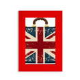 thumbnail image 1 of Union Jack Retro Suitcase Britain UK Flag Culture Picture Display Art Red Photo Frame, 1 of 4