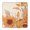Autumn Thanksgiving (15), variant on Fitted Tablecloth with Elastic Hem, Sunflower Floral Print on Wrinkle-Free Polyester for Dining or Picnic Table, Fits 34x34 Inch