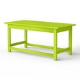 thumbnail image 5 of Westin Outdoor 35" Inch Adirondack Coffee Table for Patio Backyard UV Weather Resistant HDPE Plastic, Lime, 5 of 5