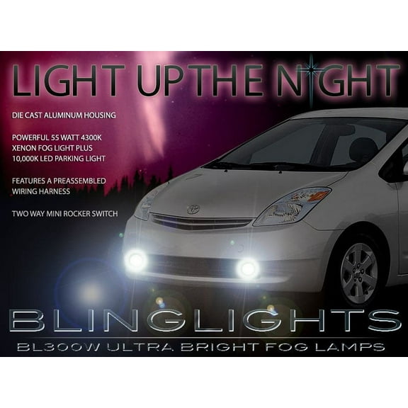 For 2004 2005 2006 2007 2008 2009 Toyota Prius Fog Lamp Xenon Driving Light Kit XW20 mk2