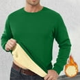 thumbnail image 1 of Chandail Thermique à Col Rond pour Homme en Mélange de Laine, Manches Longues, Chaud et Confortable, Couche de Base, 1 of 4