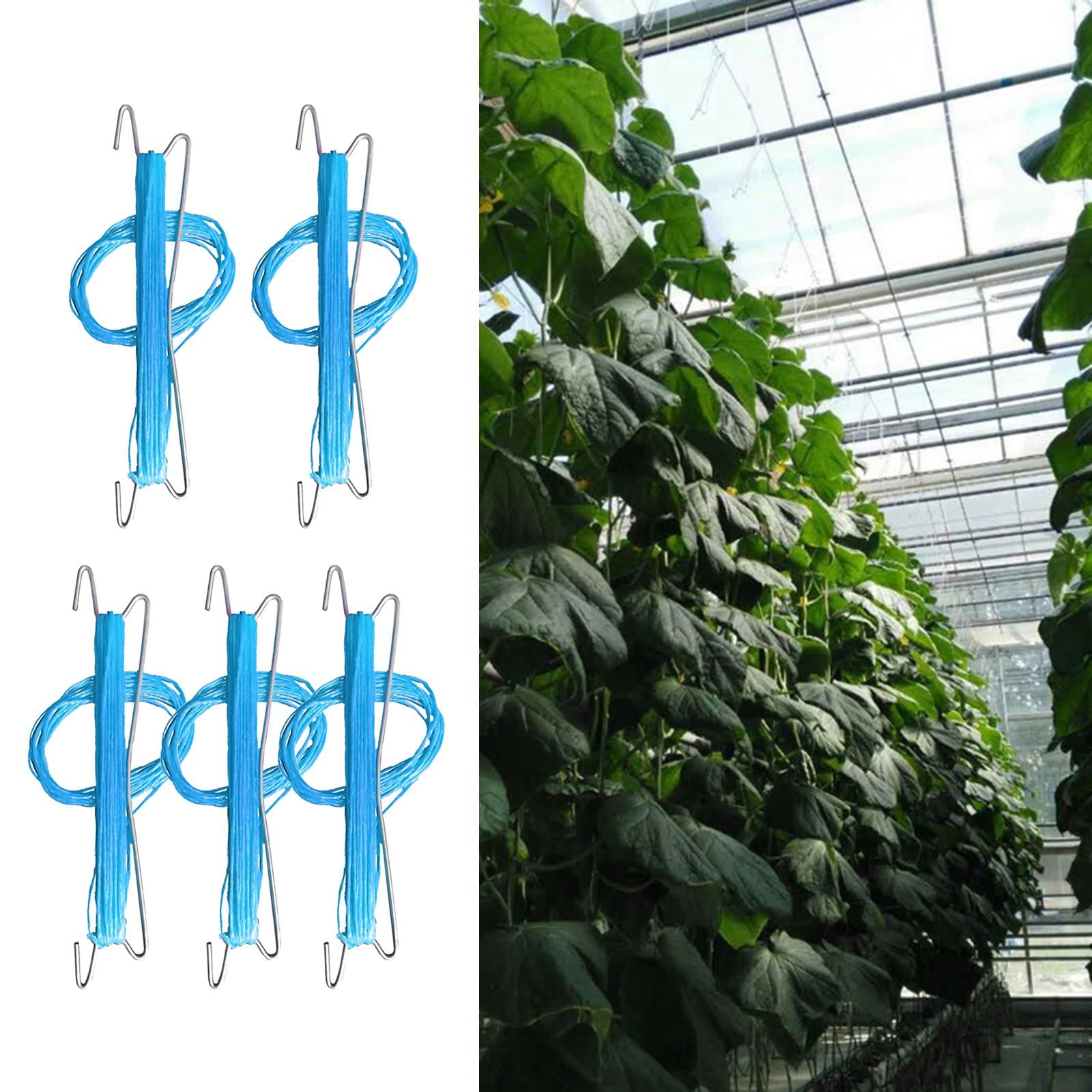 MAGIDEAL 3x Plant Climbing Hooks, Tomato Support J Hooks Garden Hooks for Cucumber, Tomato, Melon, Pea And Pepper Plants.