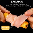 thumbnail image 6 of All Kinds of Chicken Flavor Dog Treats for Small, Medium, & Large Dog, Made from Fresh Chicken, Including Chicken Gizzard Jerky, Cowhide Wrapped in Chicken. 10.6oz, 6 of 15