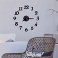 thumbnail image 3 of Vaidha DIY Roman Numbers Acrylic Mirror Wall Sticker Clock Home Decor Mural Decals, 3 of 3