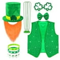 thumbnail image 1 of Liyamei Robe de Performance pour Hommes Robe de Performance de la Saint-Patrick Orange TG, 1 of 2