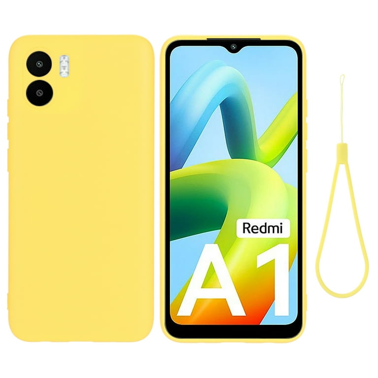  MAOUICI Cover Cases for Redmi A1/Redmi A2 Phone Case(6.52  inches), 1 Tempered Glass Screen Protector for Redmi A1/Redmi A2  Transparent : Cell Phones & Accessories