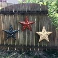 thumbnail image 5 of Patriotic Metal Barn Star Wall Decor, 12 Hanging ry Rustic Metal Star for July 4th Decoration (Blue), 5 of 7