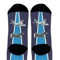 thumbnail image 3 of ThisWear Pilot Gift Aviation Socks Air Plane Gifts for Men and Women Jet Socks 1-Pair Novelty Crew Socks, 3 of 5