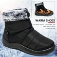 thumbnail image 6 of CHICVOMEY Winter Boots for Women Fur Lined Warm Snow Boots with Velcro Strap Comfortable Outdoor Waterproof Ankle Boots, 6 of 6
