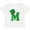 AA-White, variant on Inktastic Irish St Patricks Day Letter M Monogram Boys or Girls Toddler T-Shirt